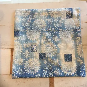 Indigo Patchwork Pillow