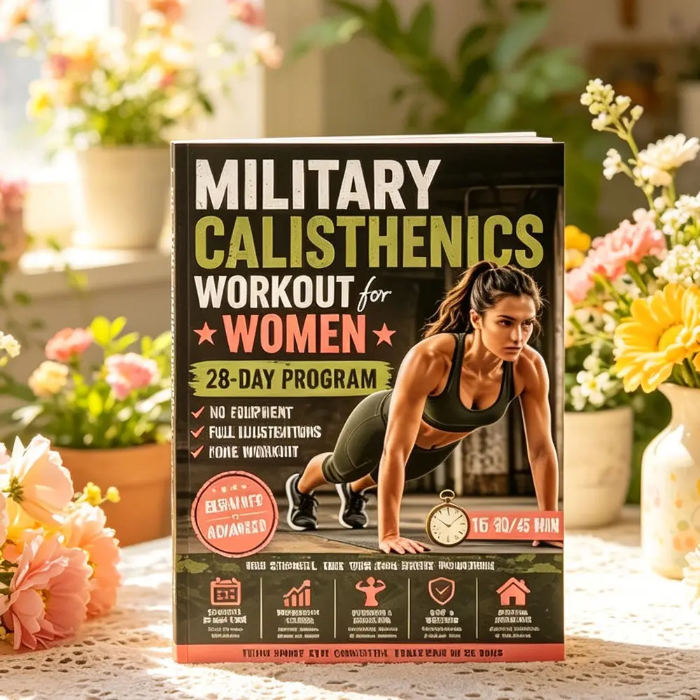 Women's Bodyweight Fitness Training Plan, 28-Day Home Workout, No Equipment Needed, Strength Building, Muscle Sculpting, Energy Boost, Health