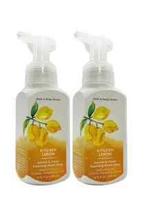 Bath & Body Works Gentle & Clean Foaming Hand Soap - 2 Pack, All Skin Type, Adult Specific Use Lemon Nail original  bath and body works
