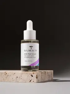 Donny's Angel Beauty AHA Peel Serum with 10% Lactic Acid & 1% Hyaluronic Acid for Radiant Skin Repair & Pigmentation Reduction 30ml