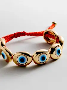 Eye to Eye Bracelet - Gold/Blue Eye to Eye Bracelet - Gold/Blue