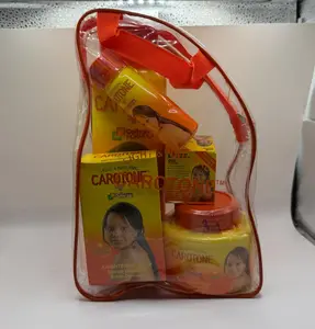 Carrot Extract 5-Piece Gift Set – 3 Lotions, Body Oil, & Moisturizing Soap