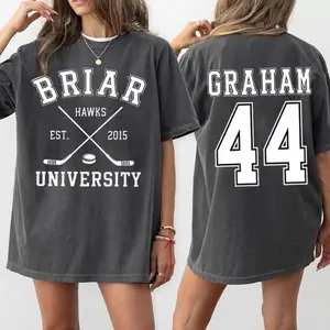 Briar University Graham 44 Shirt, Off-Campus Crewneck, Hockey Romance Shirt, Briar U Sweatshirt, Campus Hockey