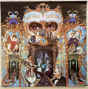 [SALE UP TO 45%] Michael Jackson 1991 Promo Poster Pair Dangerous - Gift For Him, Gift For Fan, Gift For All, Decor Gift