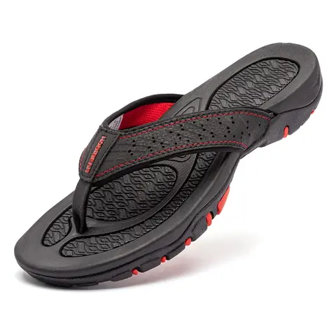 HOBIBEAR Summer Adult Outdoor Anti-Slip Wear-Resistant Sandals, Breathable Thick Sole Casual Beach Slippers, Holiday Ready, Eva Material, Holiday Style, Fashion Slides, Footwear