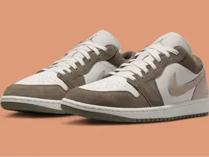 Nike Air Jordan 1 Low Cave Stone 553558-046 Men’s Shoes NEW