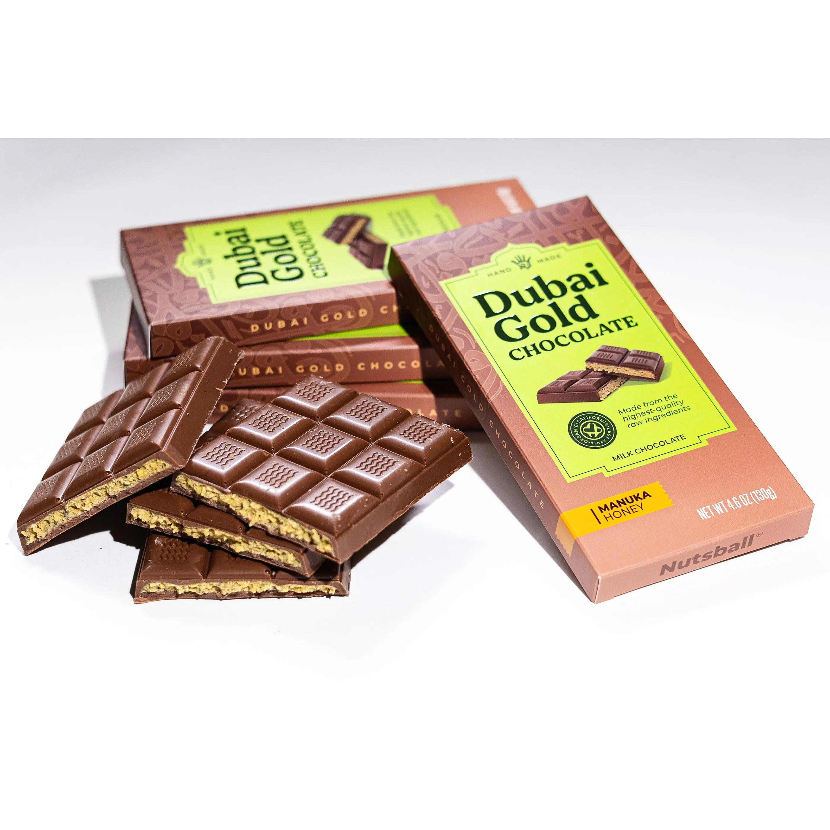 Dubai Gold Classic Milk Chocolate Bar - 110g