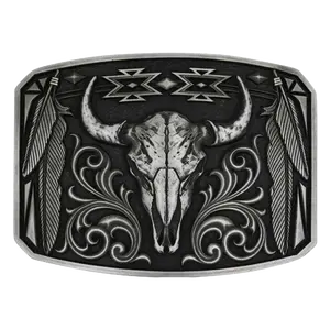 Montana Silversmiths Men's Legend & Pride Black Attitude Buckle A1037S