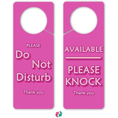 Privacy Sign, Do Not Disturb Welcome Please Knock On The Door Slider - View #10