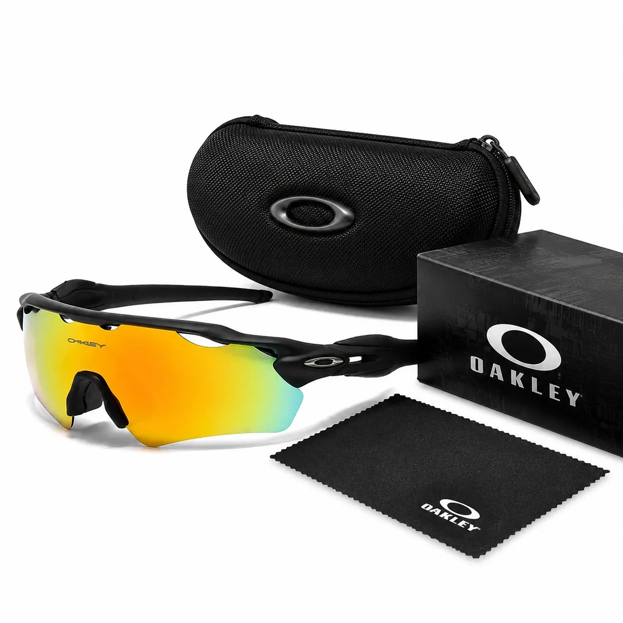 Lightweight Sports Sunglasses Wraparound Shield Glasses for Active Lifestyle
