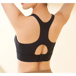 ALPINEA Hollow Buckle Sports Bra - Breathable, High-Impact Support, Push-Up & Wire-Free with Built-in Pads| Women's Gym/Yoga/Pilates Sports Bra supportive sport bra