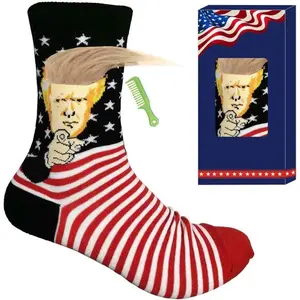 Trump Socks - Unisex Funny Gift Socks Novelty President 2024 Socks MAGA socks Gift Set
