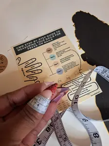 TheNew CMW Nail Measurement Guide takes the guesswork out of press-on nails by helping you get the perfect fit every time this easy step-by-step guide shows you exactly how to measure your nail bed, includes a measuring tape