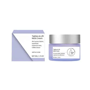 OUHOE Neck Moisturizer, Neck Skin Moisturizing Care, Fades Fine Lines, Hydrating & Smooth Neck Cream
