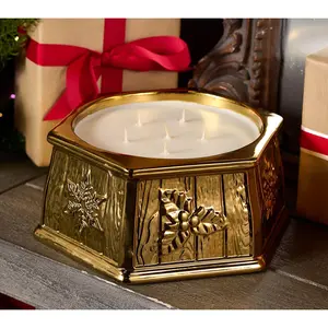 HomeWorx by Slatkin + Co. 40oz Frozen Balsam Ceramic Filled Candle