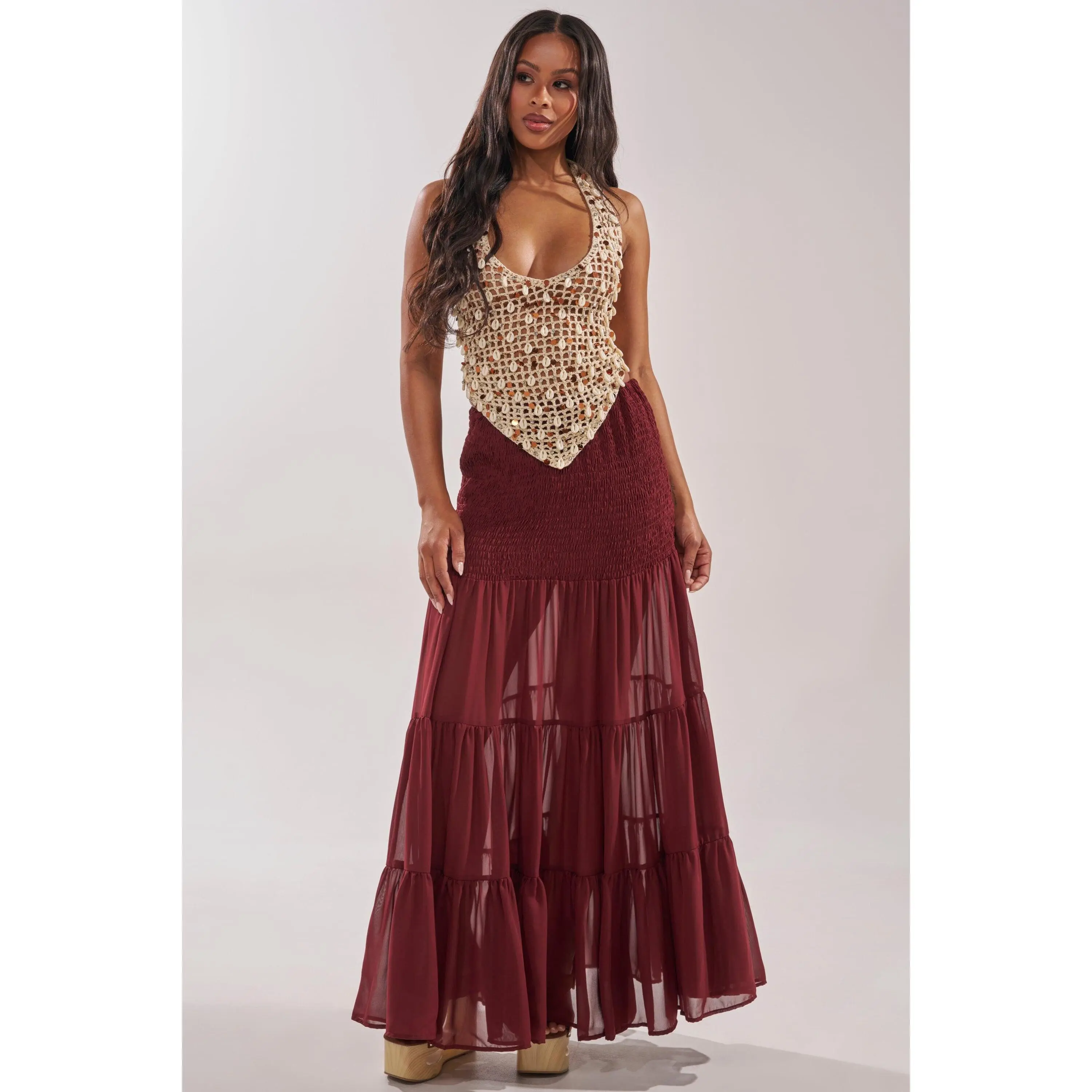 DRIFTING AWAY MAXI SKIRT