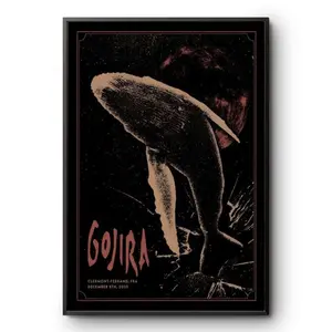 Gojira Dec 8 2025 In Nice France Poster N02