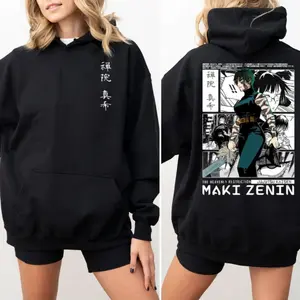 Maki Zenin Jjk Shirt, Anime Jujutsu Kaisen Character Sweatshirt, Jujutsu Kaisen Ss3 Shirt, Anime Love Gift Hoodie, Unisex Sweater Pullover Tee