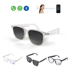 Wireless Bluetooth Smart Glasses with Built-in Microphone & Speakers, Music Sunglasses for Running, Cycling, Outdoor Sports, Waterproof Audio Glasses for Men and Women, Hands-Free Call Sunglasses for Summer