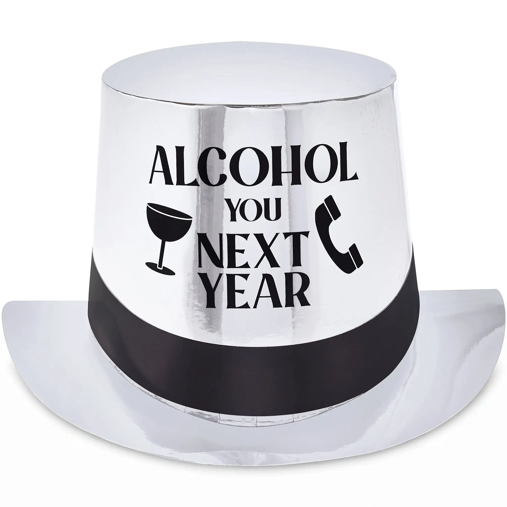 "Alcohol You Next Year" New Year's Eve Top Hat