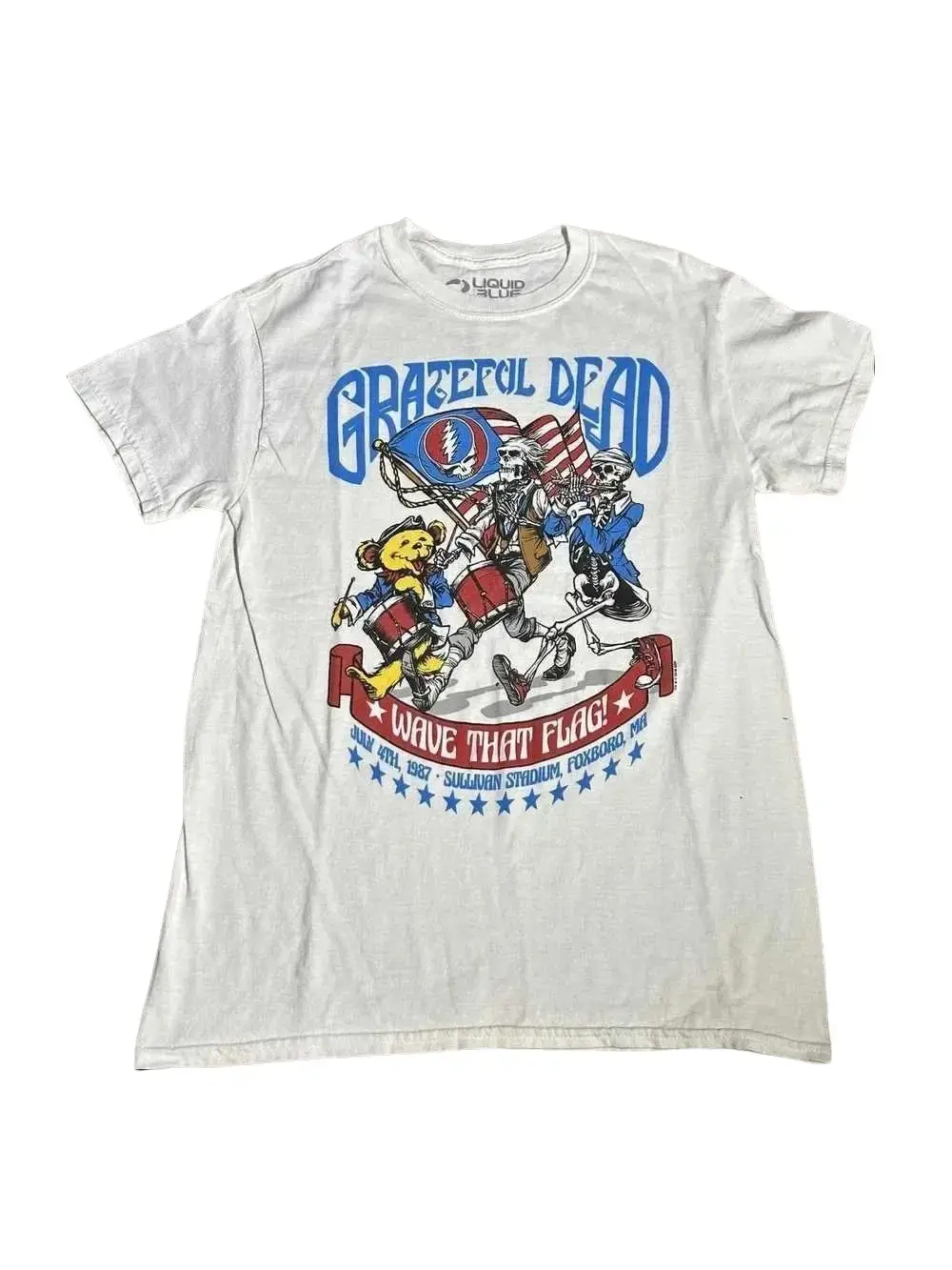 [SALE UP TO 20%] Vintage Grateful Dead rock concert music short sleeve white retro shirt, Graphics Tee, Gift for Him, Gift for Husband, Perfect Gift for Fans