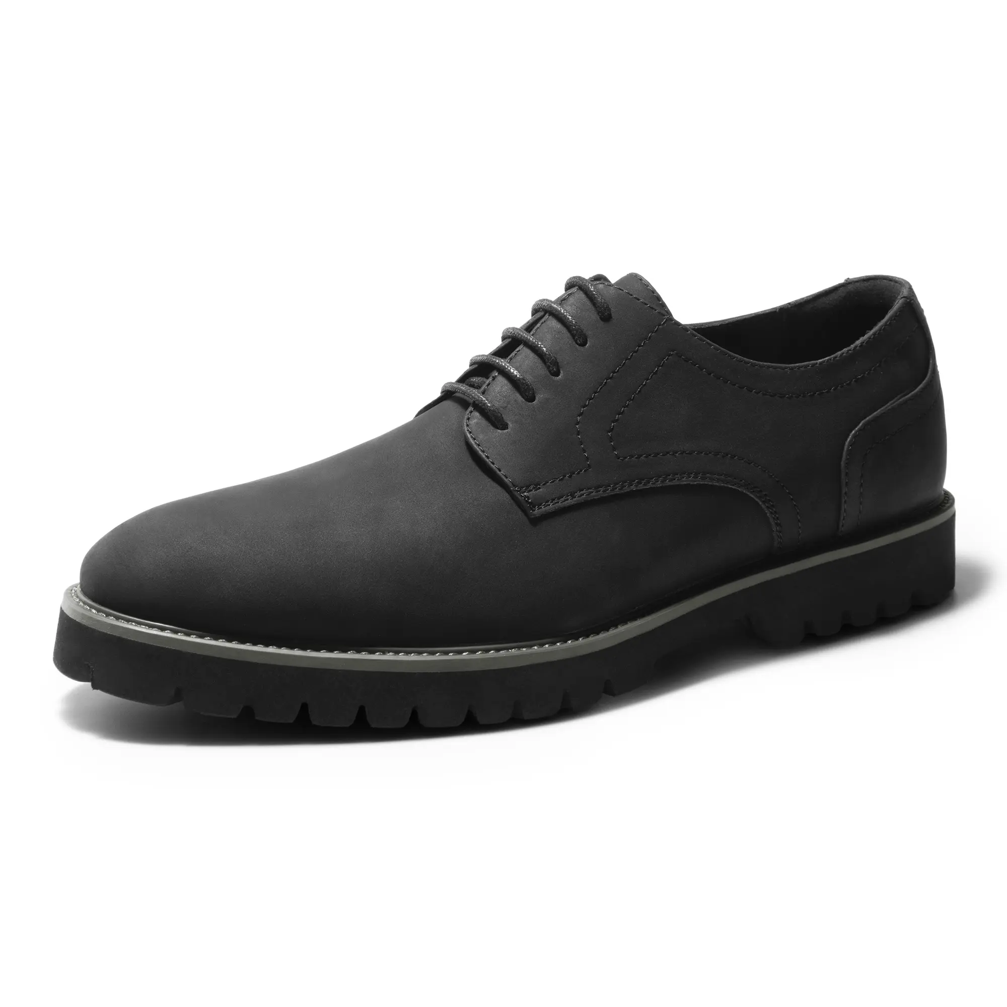 BRUNO MARC Men's Smart Suede Oxfords - Casual, Lightweight, Breathable Chunky Platform Walking Shoes with Soft Cushioned Footbed, Platform Sneakers, Footwear, Athletic, Cushioned Sponge, Stability, Closed, Md, Casual Dad, Knit Mesh, Ultimate Cushioning, S