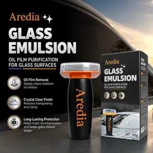 Aredia Automotive Handheld Oil Flmr Cream,Glass DecontaminationWithoutTraces,Window Oil Film Cleaning,FastCleaning, CompactAnd Easy To Cary-100g Degreaser Cleaner fathersdaygift