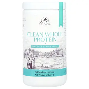 Mt. Capra Clean Whole Protein + Minerals & Probiotics, 14.1 oz (400 g)