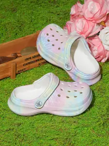 Kids' Eva Garden Shoes, Gradient Color Sandals, Lightweight & Breathable, Perfect for Parties & Outdoor Activities, Casual Style