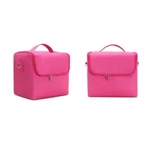 Oxford Makeup Case — Portable Beauty Tool Bag