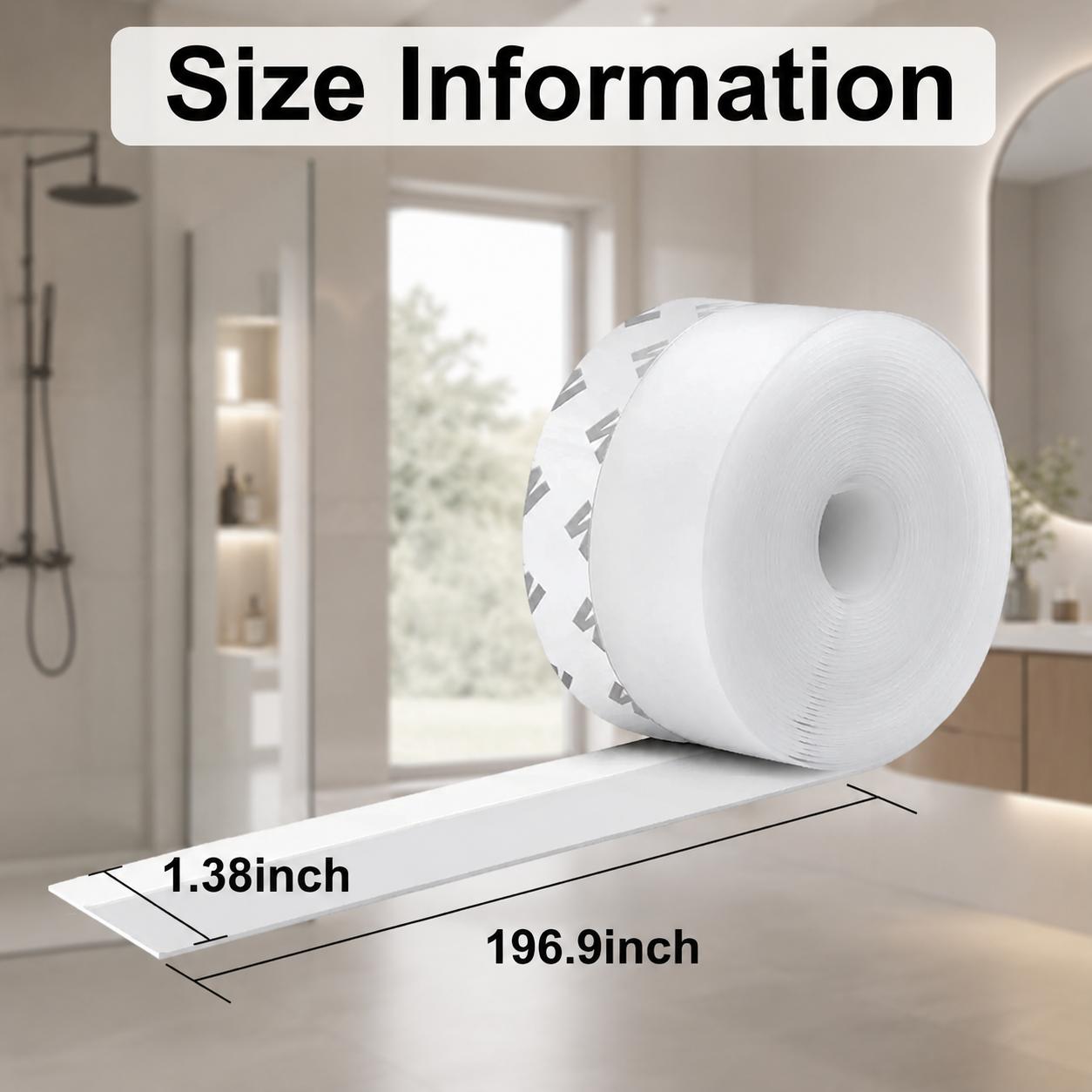 Self adhesive window sealing strip installation