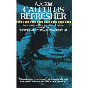 USED-Calculus Refresher (Dover Books on Mathematics) by A. A. Klaf (Paperback)