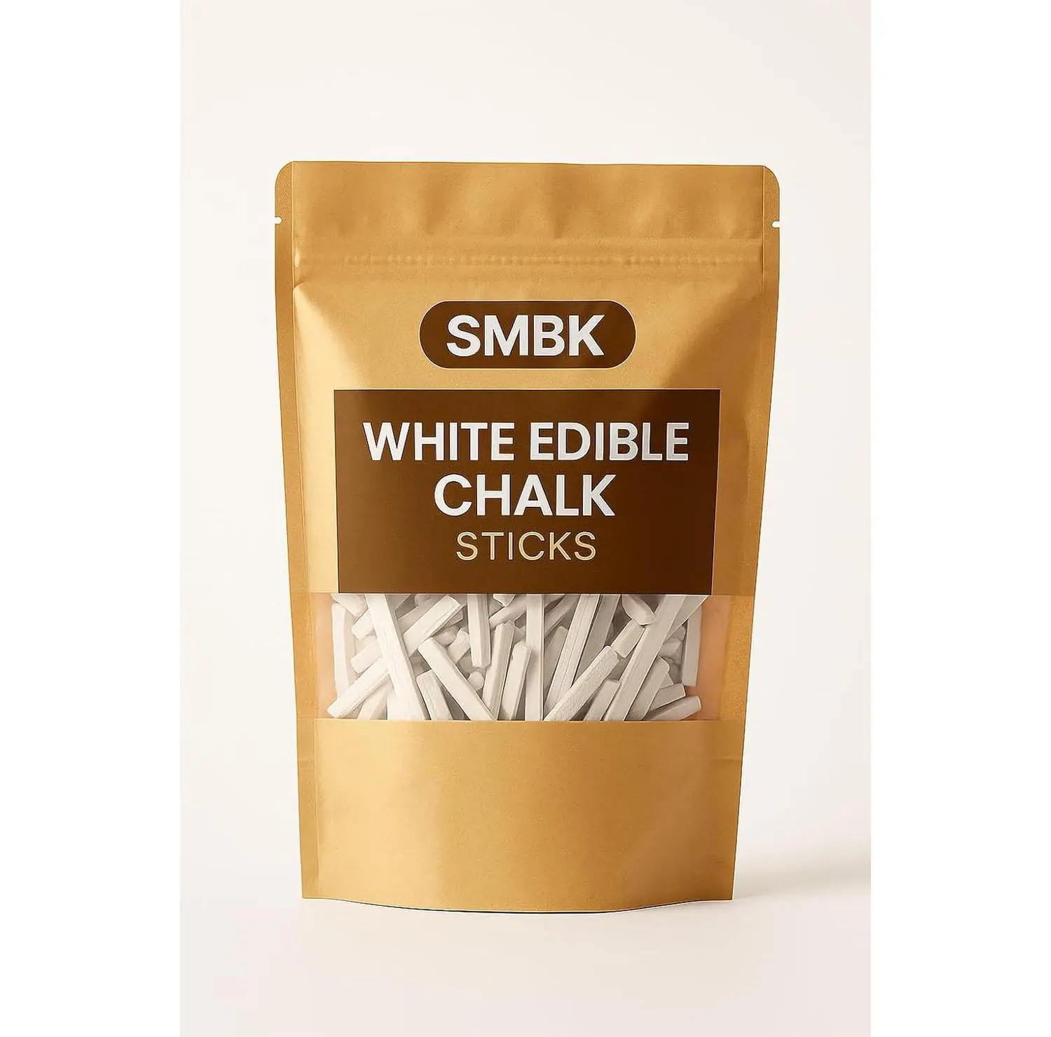 SMBK Edible White Chalk Pencils, Natural Slate Sticks for Pica, Indian Clay Dirt Chalk, 110 gm
