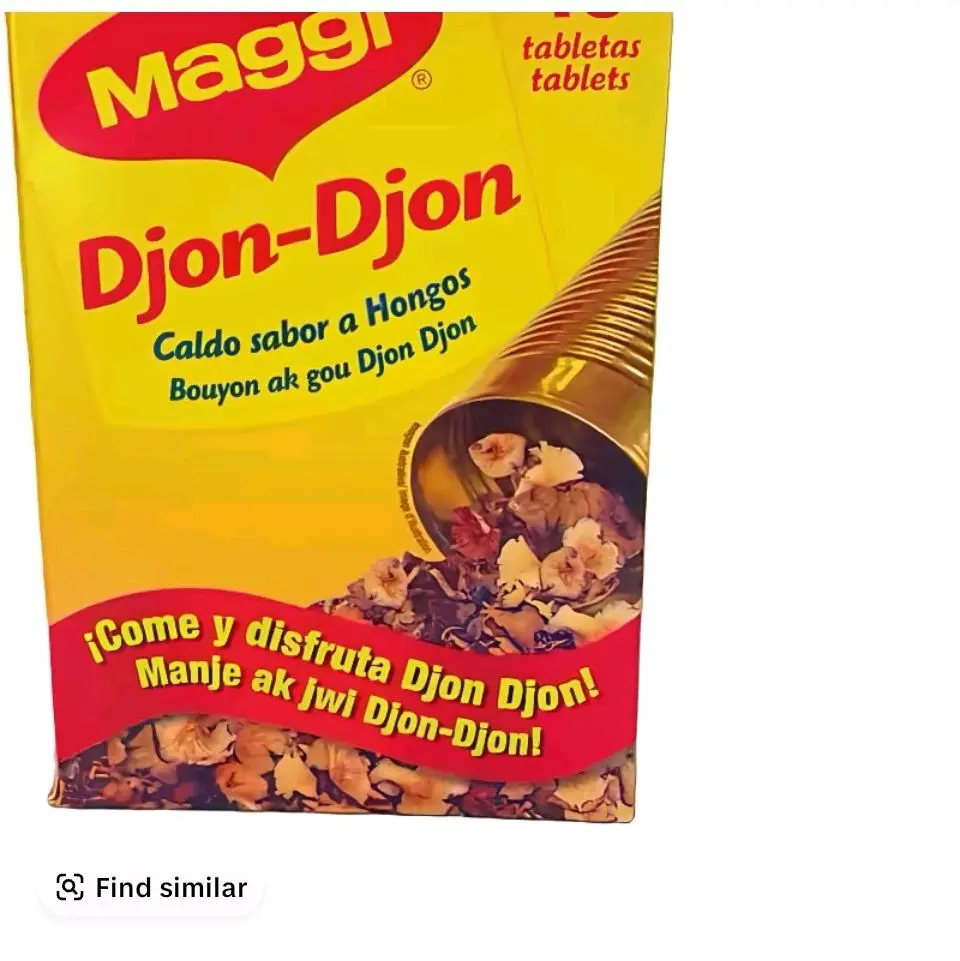 Maggi Djon-Djon Haitian Cube Mushrooms - Authentic Haitian Flavor Snack for a Unique Taste Experience