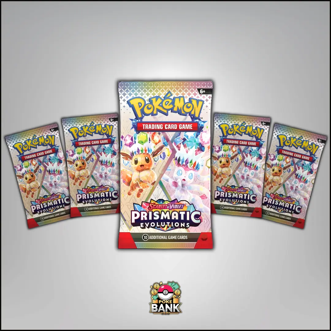 Prismatic Evolutions - 5 Pokmon Booster Packs - TikTok Shop Prismatic Evolutions - 5 Pokmon Booster Packs - TikTok Shop