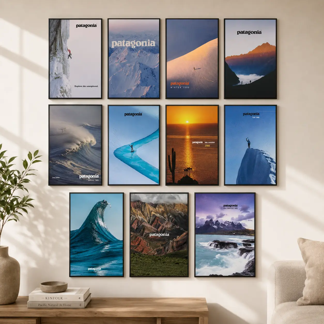 Poster Collection, Mountain and Ocean Wall Art, Adventure Nature Canvas Print, Multiple Styles