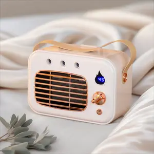 Small Space Heater 4 in 1 for Indoor Use  with Adjustable Thermostat,Electric Heater Fan Portable& Rapid Quiet for Bedroom Office St Patrick’s Day Gifts  Lucky Green