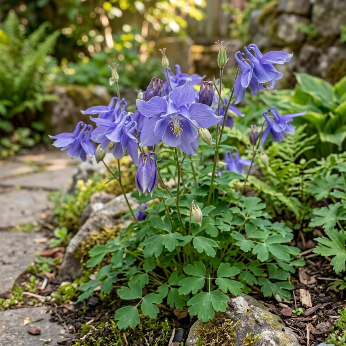 Premium Aquilegia Seeds Columbine Seeds for Garden Planting Beautiful Bell-Shaped Flowers Non-GMO Easy Grow Perennial Flower Seeds for Home Garden Decoration Outdoor Landscaping