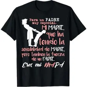 Playera para el Dia del Padre Regalo para Mama que es Papa T-Shirt