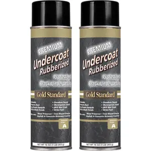 Rubberized Undercoat - Heavy Duty Undercoating for  | Rubberized Undercoating  for , , and  |  Rust Prevention | Sound Deadening | 16 oz (2 Count)