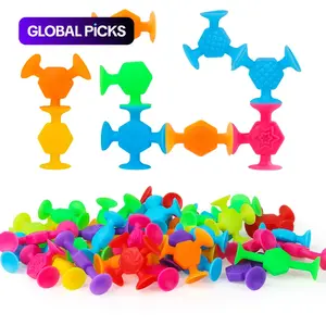 Colorful Silicone Suction Cup Toy (40pcs/set), Creative Stress Relief Sensory Grippie Set, Imagination-Inspiring Sensory Toy #TOP PICKS