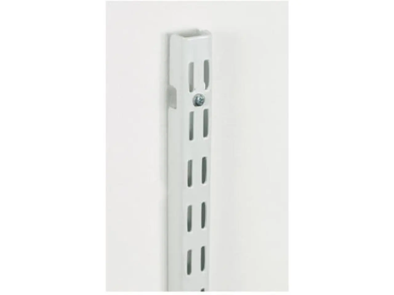 Heavy Duty Wall Mount Hanging Shelf Track, 12 in., White Shelves Component