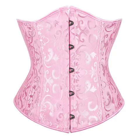 MILALEE Underbust Corsets for Women Black Corset Top Waist Trainer Fashion Bustier Plus Size Corset Halloween Gothic Party Outfit Lingerie Shapewear fajas para mujer 9427-ZC1