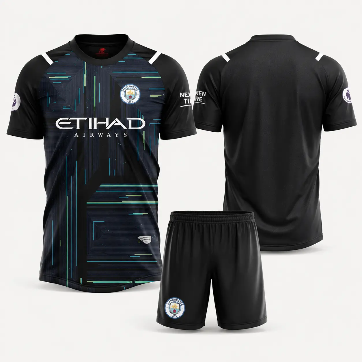 Game Ready Personalized Soccer Uniform Set, Custom Short Sleeve Jersey with Coordinating Athletic Shorts