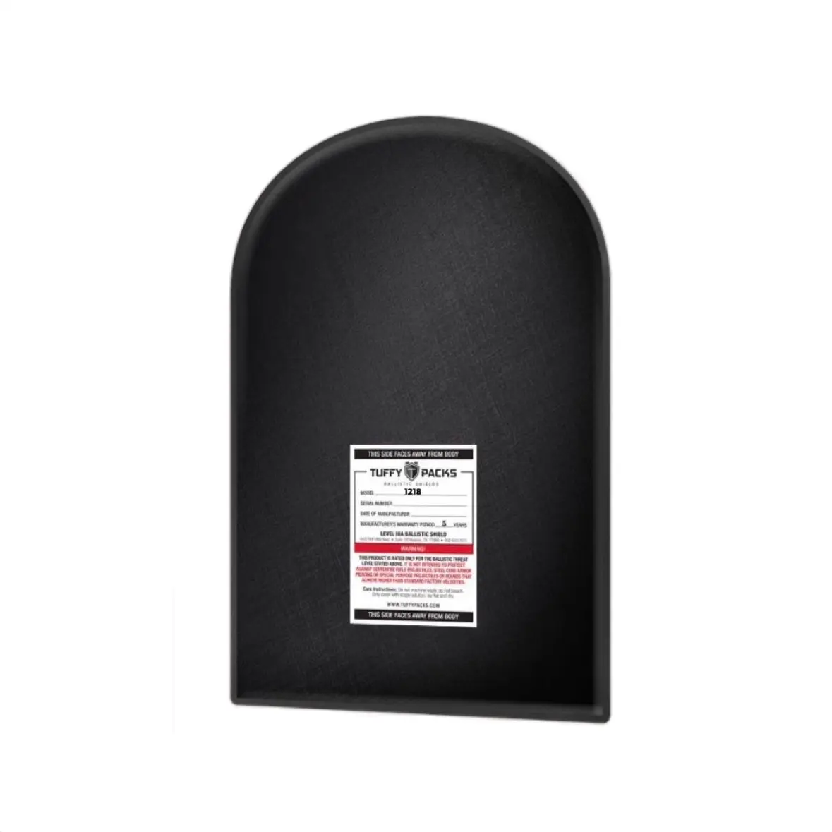 BOGO TuffyPacks 12" x 18" Level IIIA Bulletproof Backpack Insert - Buy One, Get One Free!