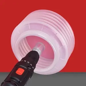 Dust Cover for Ceiling/Woodworking/Metal/Gypsum Board Applications — Includes Hole Saw Attachment, Handle, Multi-Function Dust Collection Bowl for Recessed Lights, Speakers, and Spotlight