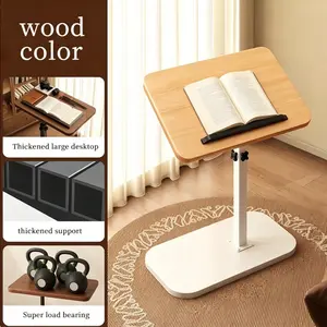 Foldable lifting bedside table sofa side household tea table small table bedside table student dormitory  study table, writing board  reading table  bedroom simple computer table Modern Nightstand Pedestal Tabletop Mode