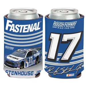 Ricky Stenhouse Jr Fastenal Can Cooler 12 Oz. Nascar Koozie