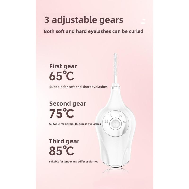 Three-in-one multi-temperature adjustment, anti-scald design, long-lasting curl, fast heating, creates naturally curled eyelashes, a professional eye makeup tool suitable for women and girls.