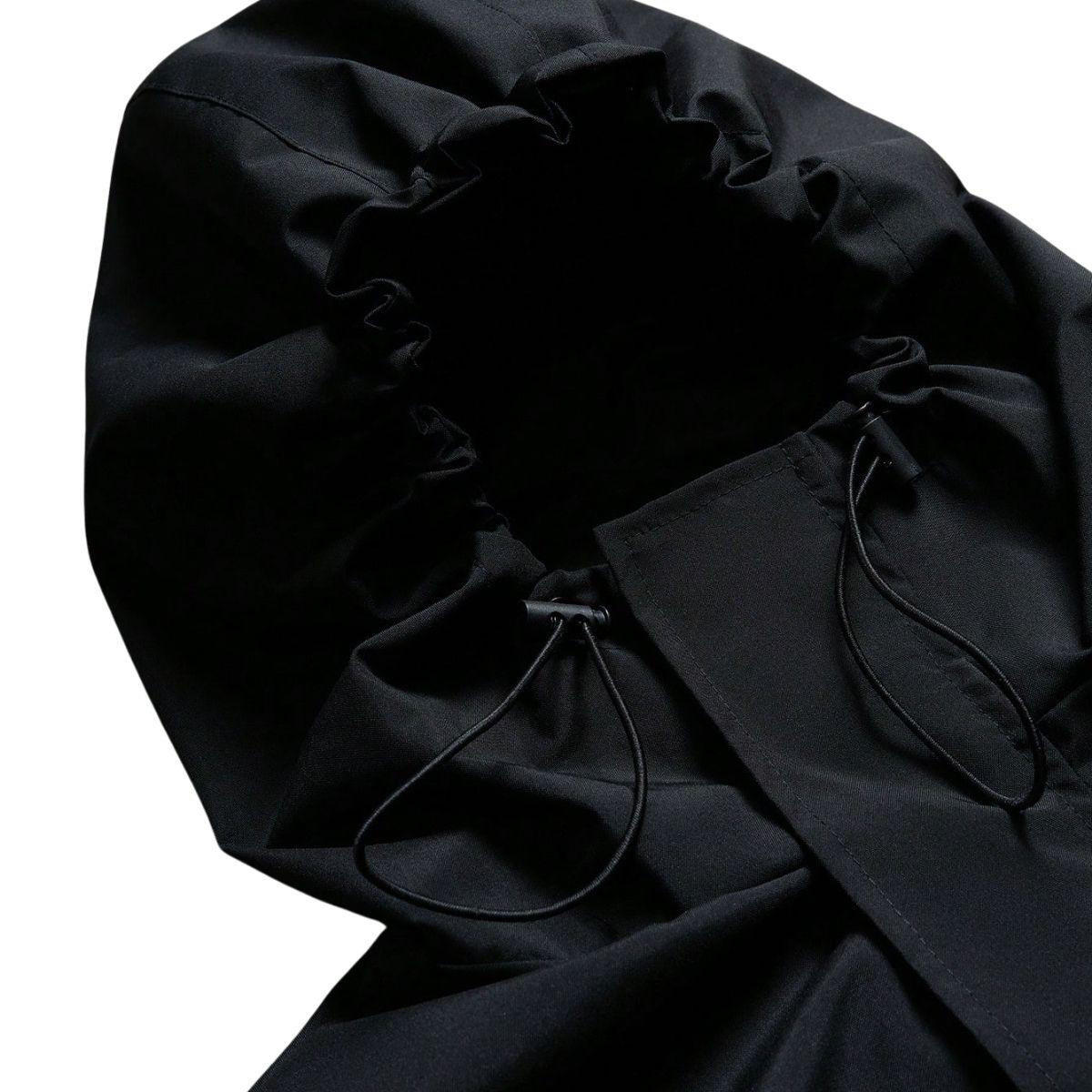 Men’s American high-street color-block streetwear brand hooded jacket with star icon print — casual functional outerwear